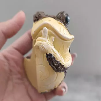 Статуя лягушки, коллекция скульптур, настольная витрина, фигурка из смолы, украшение для внутреннего юбилея Style A