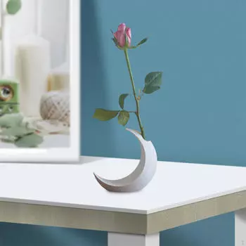 Статуя Луны, ваза для цветов, настольное украшение, центральная фигурка для кровати