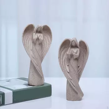 Статуя молящегося ангела высотой 8,7 дюйма, декоративное украшение для стола, центральная часть молитвы Hands Crossed