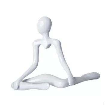 Статуя мыслителя, абстрактная скульптура, художественные промыслы, декоративная фигурка, настольное украшение для камина белый