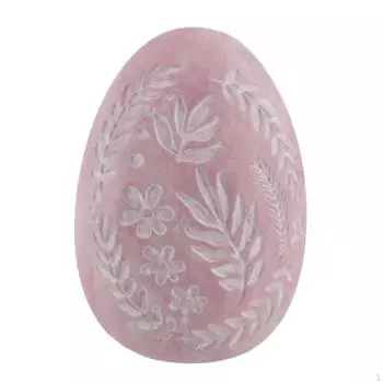 Статуя пасхального яйца, фигурка из смолы, художественное произведение, декоративный подарок, скульптура, настольное украшение для розовый