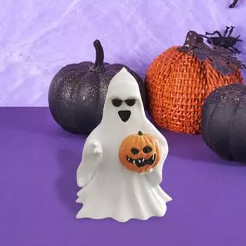 Статуя призрака Yousheng, украшение на Хэллоуин, смоляная фигурка призрака, компактная статуэтка призрака, настольное украшение для каминной полки, книжной полки, стола A