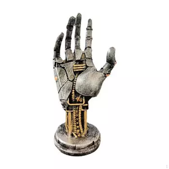 Статуя роботизированной руки, игровой контроллер, стойка, скульптура из смолы, настольное украшение для центрального элемента стола