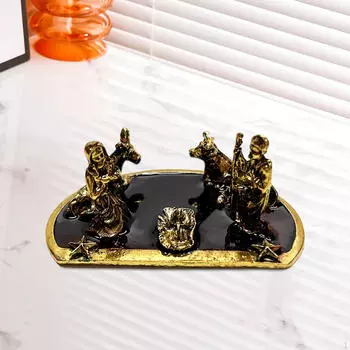 Статуя рождественского вертепа, рождественская статуэтка новорожденного, коллекционная религиозная настольная скульптура для рождений ребенка