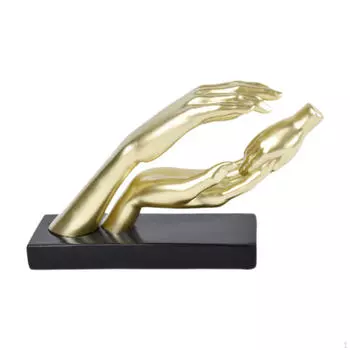 Статуя с жестом руки, центральное украшение стола, элегантная статуэтка, современная художественная скульптура для шкафа 3 Hands