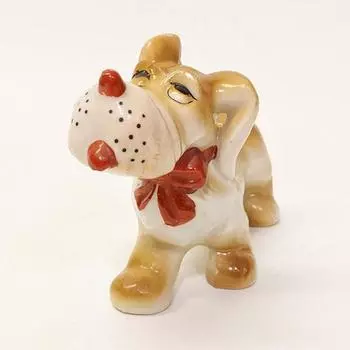 Статуя собаки для дома, гостиной, щенка, украшения из смолы, украшения для дома и офиса 16x9X4cm