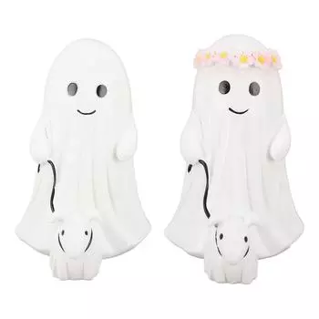 Статуя собаки-призрака, смоляное симпатичное настольное украшение, декоративная жуткая статуя собаки-призрака Men Type