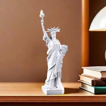 Статуя Свободы из смолы, настольная статуэтка богини свободы в американском стиле, коллекция богинь, украшение для дома и офиса, подарок для семьи и друзей