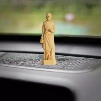 Статуя Святого Иосифа Плотник Джозеф Дом Продажа Благословение Статуэтка из смолы Скульптура Отец Иисуса Настольное украшение Украшение Подарок бежевый