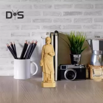 Статуя Святого Иосифа высотой 6 см, статуэтка Святого Иосифа, смоляная скульптура плотника Иосифа, подарок на удачу при продаже дома жёлтый