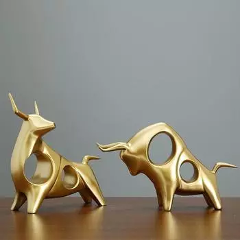 Статуя теленка, скульптура коровы, идеальное украшение для дома, обеденного стола, офисного стола, украшение для животных, статуя