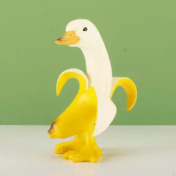 Статуя утки, фигурка животного, скульптура, уличная домашняя домашняя детская полка для детской комнаты, стол Yellow A