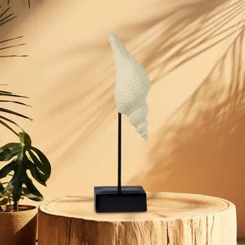 Статуя в пляжном стиле, центральная часть скульптуры на прибрежную тематику, фигурка из смолы «Океан», настольное украшение для Conch Style A