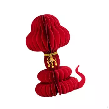 Статуя змеи, китайская статуэтка животного, лунное украшение для дома Style B