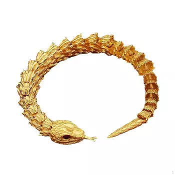 Статуя змеи, настольное украшение, традиционная скульптура из сплава, центральный элемент стола для