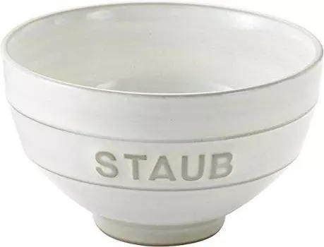 Staub 40508-547 Le Chawan KOHIKI White, L, Made in Japan, Rice Bowl, Authentic Japanese Product