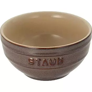 staub антикварная серая керамическая миска безопасна для микроволновой печи японские винтажные цвета миска 14 см [Авторизованный продукт] 40511-862
