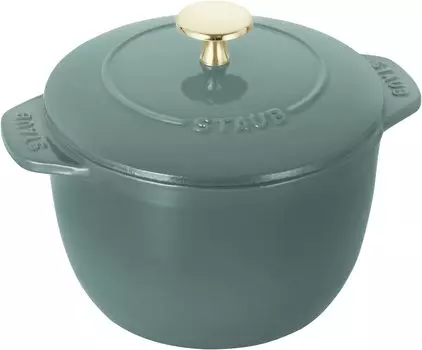 staub Cocotte de GOHAN Eucalyptus M Rice 2 литая эмалированная рисоварка японский продукт с серийным номером La Cocotte de GOHAN La 16cm кастрюля, чашки, утюг, эвкалиптовый