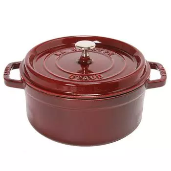 staub Круглая кокотница Pico Cocotte Round 24 см1102487 Витамин Гренадин Красный Продукт
