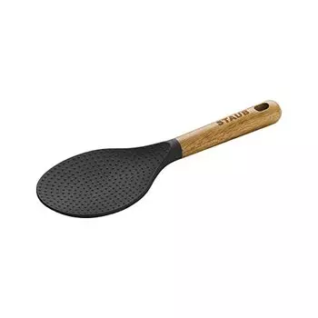 STAUB Silicone Spoon Rice Matte Black