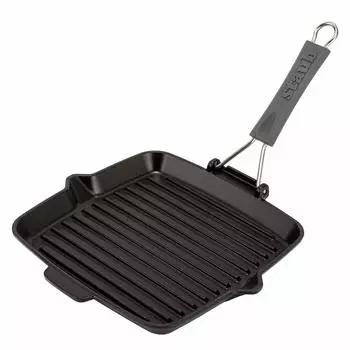 Staub Square Grill Pan 24cm 1202123 Black New Life [Staub] [Item] чёрный