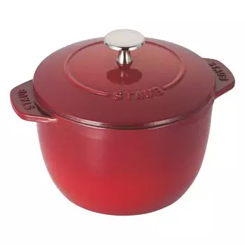 staub Staub Cocotte de GOHAN Cherry M Paint Finish Rice Pot Rice Cooker 2 Cups Литая эмалированная IH Compatible Rice Cooker Japanese La Cocotte de GOHAN Red красный