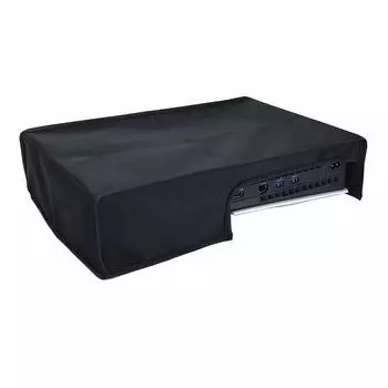 Staubschutz, kratzfester Staubschutz для PS5 Slim-Konsole (черный, горизонтальный)