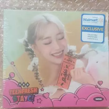 Stayc Bubble Teen Fresh Us Album Walmart Bonus Unopened