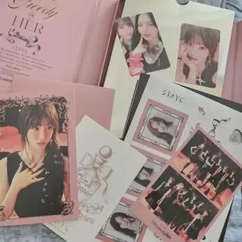 Stayc Stayc s 1-й регулярный альбом Cheeky Sign, не подлежащий продаже