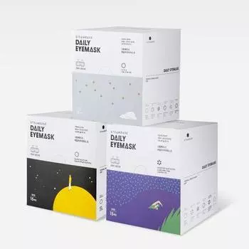 STEAMBASE Daily Eye Mask 15 sheets, 3 types (choose 1 of 3 flavors) 15 sheets (night air scent)