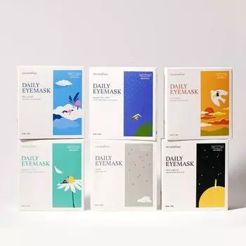 STEAMBASE Daily Eye Mask 5 шт., 6 видов, выберите 1 5 pieces unscented