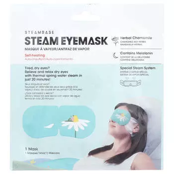 Steambase, steam eye mask, herb chamomile, 1 mask