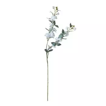 Стебли искусственных цветов Искусственный шелк Искусственные цветы с длинными стеблями Ветки искусственных цветов для вазы Цветочная композиция Домашний свадебный декор для стола белый
