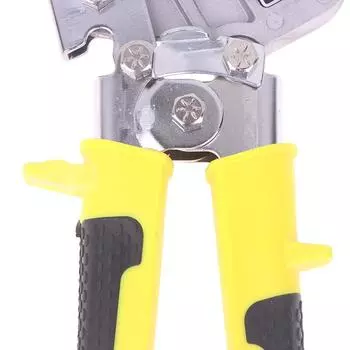 Steel Handle Stud Crimper Double Handed Ceiling Punching Pliers Plaster Drywall Tool For Fastening Metal Studs & Keels