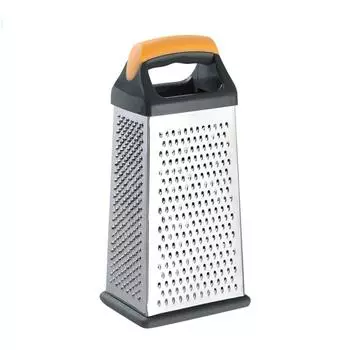 Steel Kitchen Gadgets 4-Sided Kitchen Tools Food Shredder Grip Box Grater Vegetable Cutters
