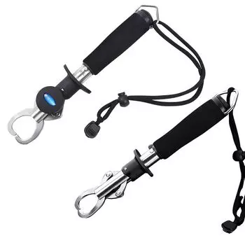 Steel Tackle with Scales Fishing Tool Fishing Plier Fish Controller Fish Gripper Fish Lip Grip Tool with scale+measure tape