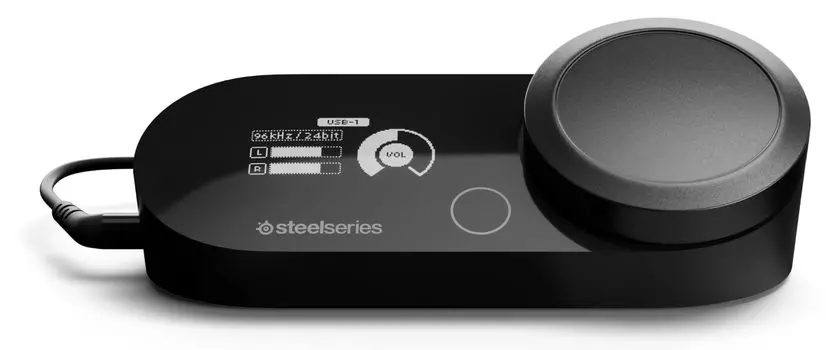 SteelSeries GameDAC Gen 2 Проводной микшерный усилитель для PS5 PS4 ПК MixAmp Игровая гарнитура Высокое разрешение Surround Audio Разъем Оптический цифровой терминал USB
