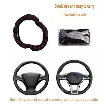 Steering Wheel Covers Cute Butterfly Universal Braid On The Steering Wheel Cover Case Car-styling Fashion Auto Accessories