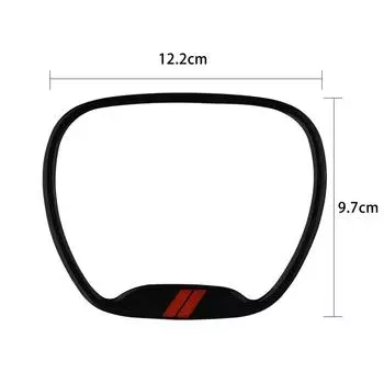 Steering Wheel Trim Cover For Dodge For Challenger Charger 2015+ For Durango Steering Wheel Central Ring Trim Car Accessories CHINA