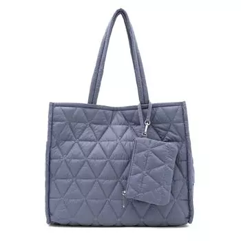 Стеганая большая сумка Vita Felice с чехлом [Vita Felice] женская inb-90045z (Светло-фиолетовый)