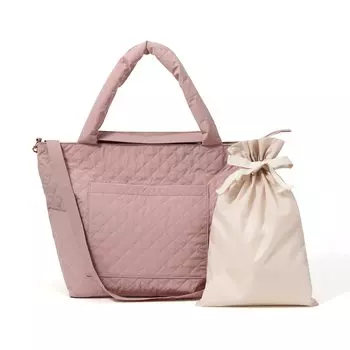 Стеганая дорожная сумка Francfranc Розовая [Francfranc]