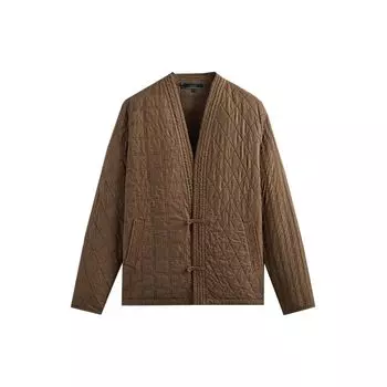 Стеганая куртка Gi Kith Abbott, верхняя одежда унисекс, коричневая KHM010493-3015 L