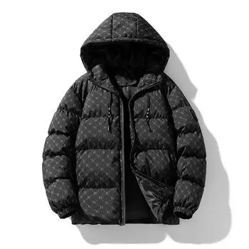 Стеганая куртка мужская толстая стеганая куртка мужская зимняя стеганая куртка мужская теплая зимняя одежда мужская утолщенная стеганая куртка мужская зимняя M белый