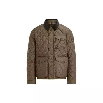 Стеганая куртка с логотипом Polo Ralph Lauren Color Block, мужская куртка, коричневая MNPOOTW16020956-201 XL