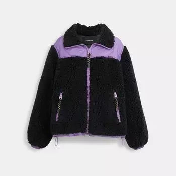 Стеганая молния из шерпы Coach Coach