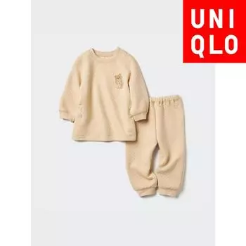 Стеганая пижама UNIQLO JAPAN 31 BEIGE/100