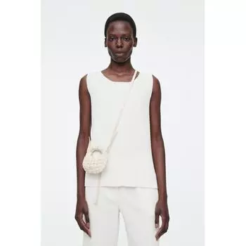 Стеганая сумка через плечо COS Japan из нано-материала beige/NOSIZE