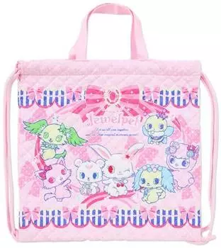 Стеганая сумка Sanrio Jewelpet с завязками на шнурке