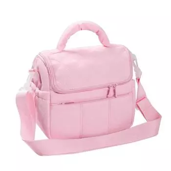 Стеганая сумка-тоут для ланча с отстегивающимся ремешком, термосумка, портативное хранилище для ланча, для работы