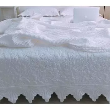 Стеганое одеяло, покрывало, комплект из трех предметов, двойное хлопковое мытье, кондиционер, одеяло из чистого хлопка, летнее одеяло с прохладной водой 210cm*240